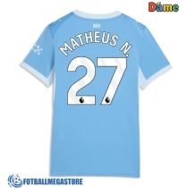 Fotballdrakt Dame Manchester City Matheus Nunes #27 Hjemmedrakt 2026-27 Kortermet